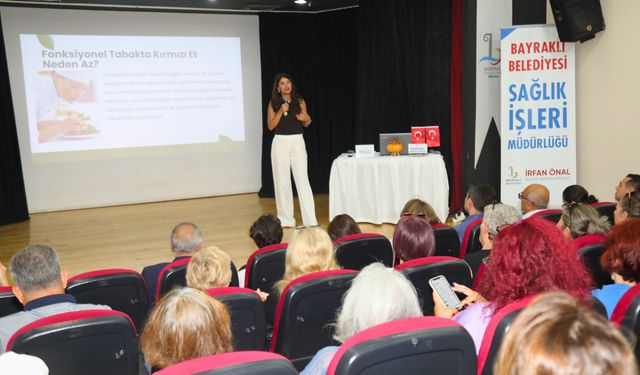 Bayraklı'da sağlıklı ve dengeli beslenme semineri