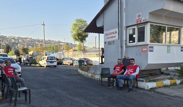 Dalga dalga grev: Konak Belediyesi’nde de iş bırakıldı!