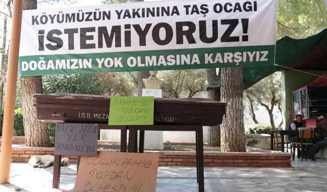 Köylülerden taş ocağına sert tepki: Geldikleri gibi gidecekler!