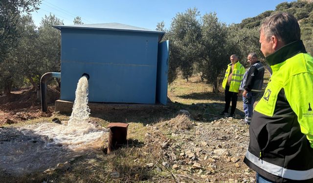 Kayalar kırıldı... Selçuk içme suyuna kavuştu!