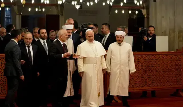 Papa 14. Leo, İstanbul'da: Sultanahmet'i ziyaret etti