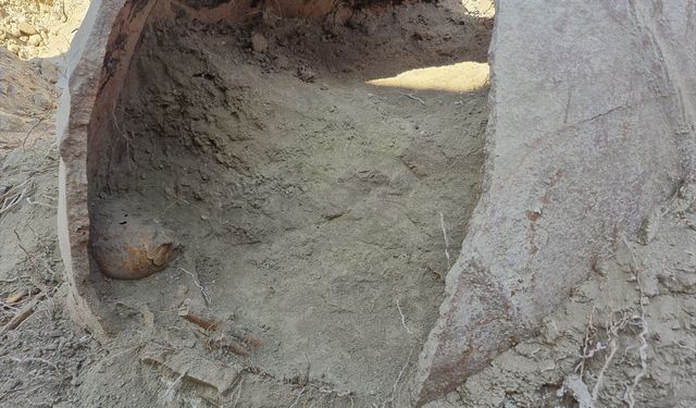 Kazıdan insan kemikleri çıktı!