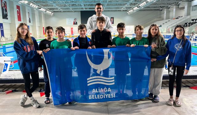 Aliağalı yüzücüler yine Türkiye Finallerinde