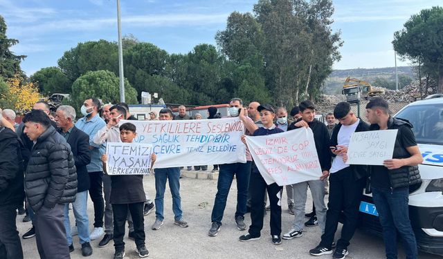 Buca'da 'çöp' isyanı!