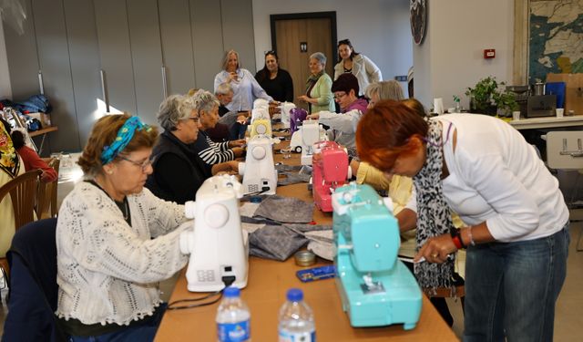 Selçuklu kadınlar dikiş atölyesinde buluştu