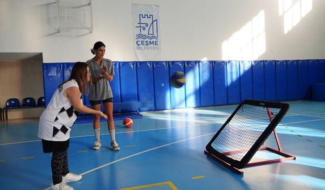Çeşme'den engelsiz spor eğitimi