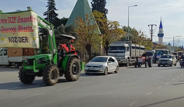 Çöp yakma tesisine konvoylu tepki!