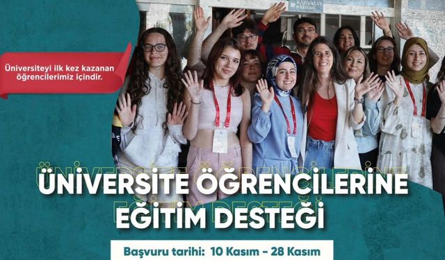 Çeşme'den üniversiteli gençlere eğitim desteği!