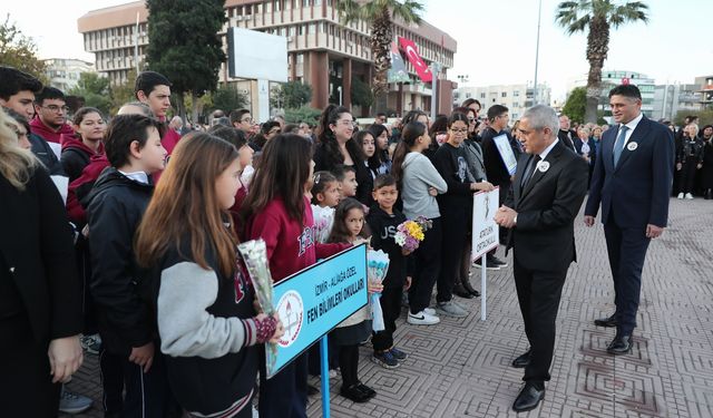 Atatürk Aliağa'da anıldı!