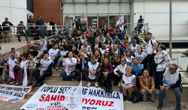 Çiğli'de SDT krizi... Memurlar iş bıraktı!