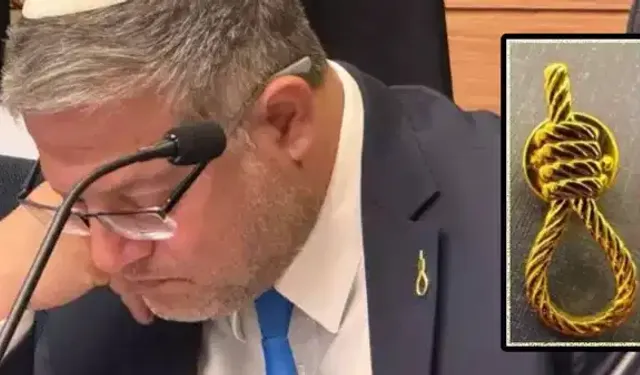 İsrail Meclisi'nde tartışmalı idam tasarısı: Bakan 'yağlı urgan' rozeti taktı!