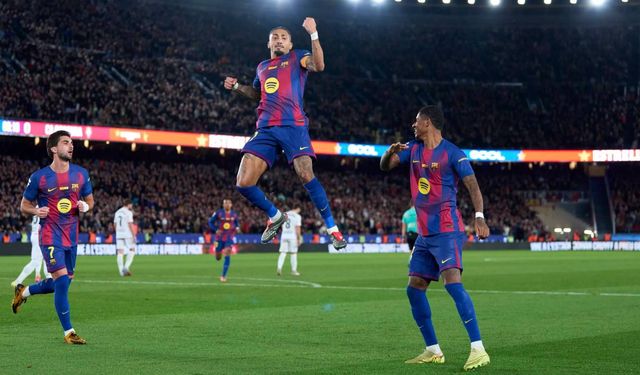 Barcelona, Raphinha'nın dublesiyle liderliğini korudu