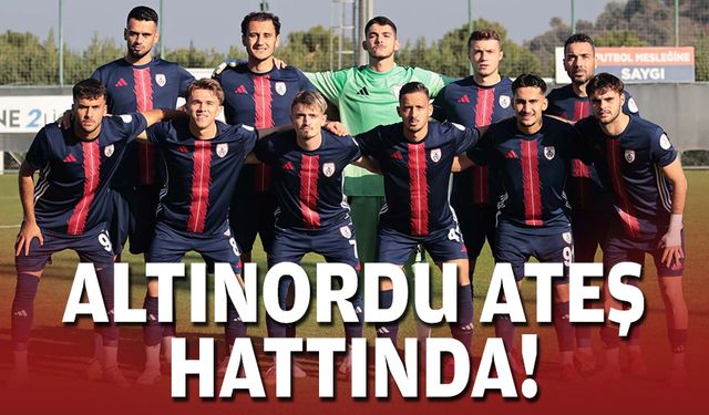 Altınordu ateş hattında!