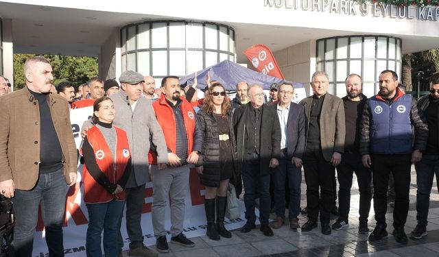 DİSK'ten Başkan Tugay’a rest: Ceza çekmeye razıyız!