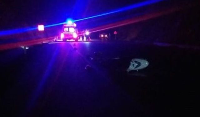 Devrilen motosikletin sürücüsü hayatını kaybetti