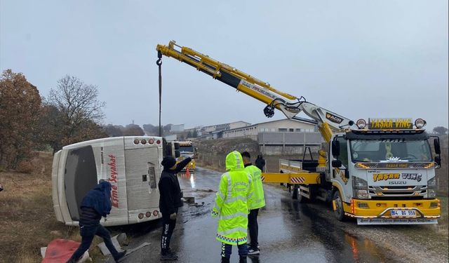 Midibüs kazasında can pazarı: 5 yaralı!