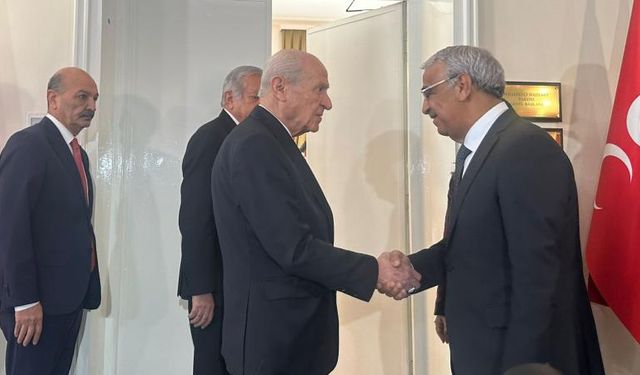 Devlet Bahçeli, DEM Parti heyeti ile bir araya geldi