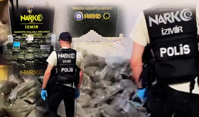İzmir'de dev zehir baskını: 3 milyon hap ele geçirildi!