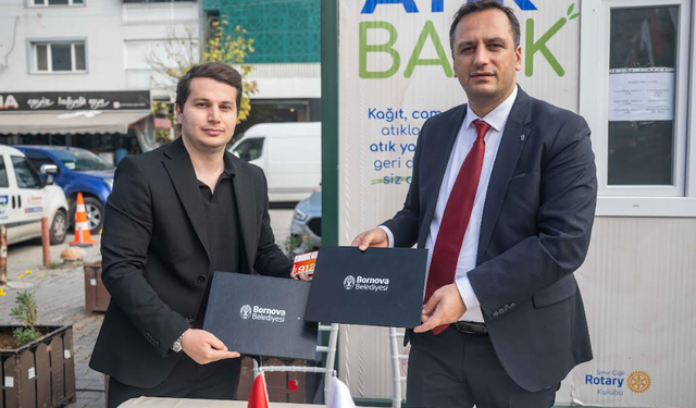 Bornova'dan İzmir’de bir ilk: Atık Bank Projesi açıldı