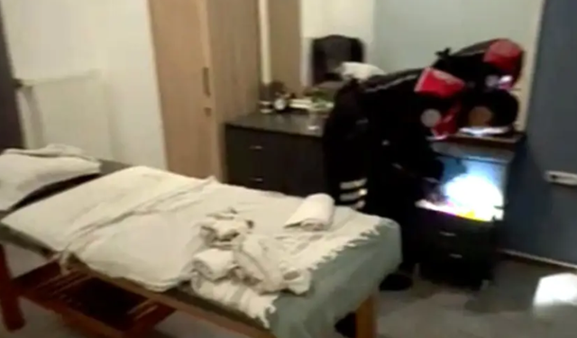 Masaj salonlarına fuhuş baskını