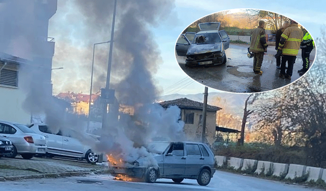 Seyir halinde alev alev yandı!