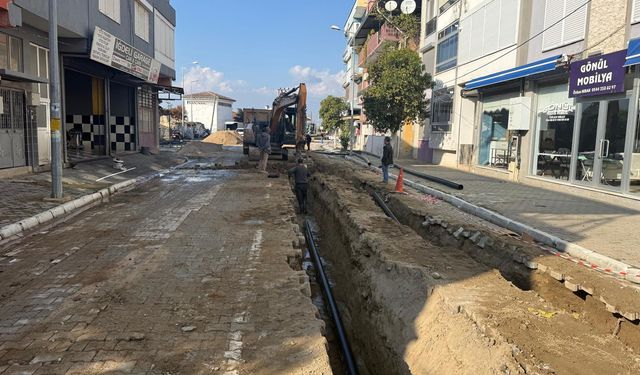 Aydın'ın tüm ilçelerinde altyapı çalışmaları sürüyor