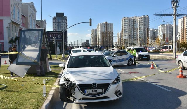 Yaşlı kadın kaza kurbanı!