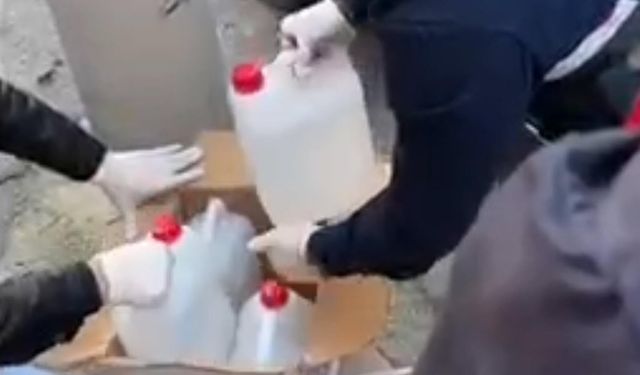 Yeni yıl öncesi kaçak içki baskını!