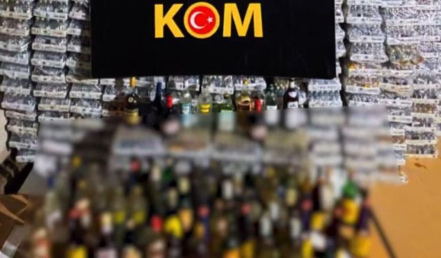 81 ilde sahte ve kaçak içki operasyonu