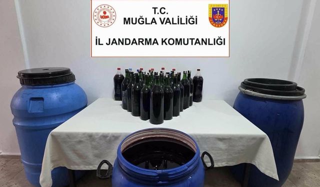 1 ton sahte içki yakalandı