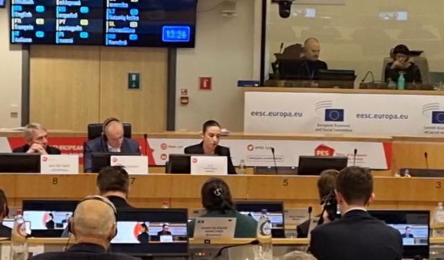 Başkan Sengel, AB kürsüsünde sol yumruğu kaldırdı: Her zor kışın ardından gelen sosyalizmdir!