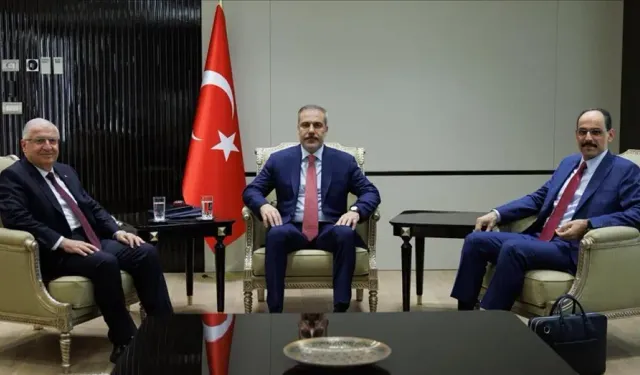 Fidan, Güler ve MİT Başkanı Şam'da!