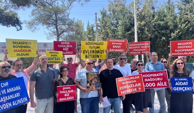 Aslanoğlu’na kooperatif mağdurlarından yanıt: Anası ağlayan biziz!