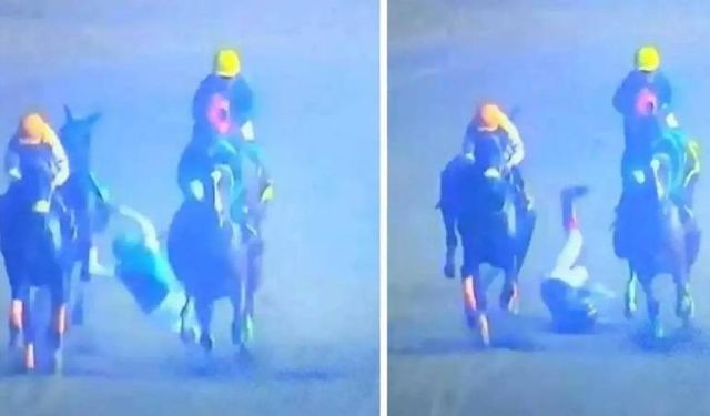 At yarışında feci son: Jokey pistte can verdi