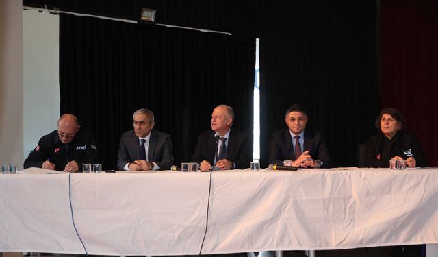 Aliağa’da İlçe Afet Müdahale Planı toplantısı gerçekleştirildi