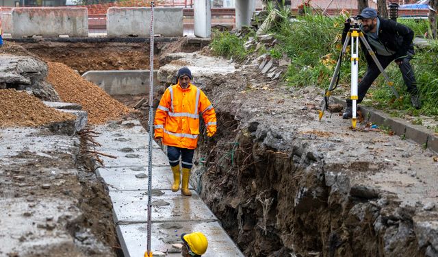 Büyükşehir'den Balatçık’taki yağmur suyu sorununa kalıcı çözüm