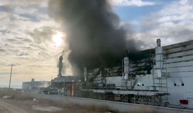 Afyonkarahisar'da enerji santralinde yangın