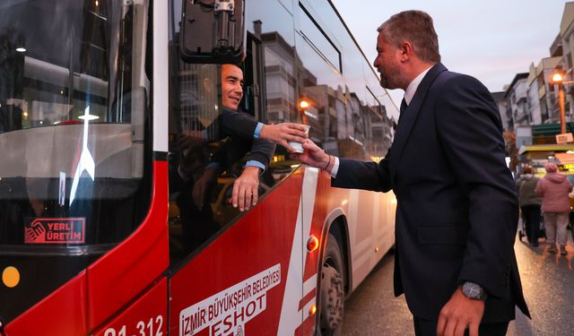 Buca'da içleri ısıtan ikram