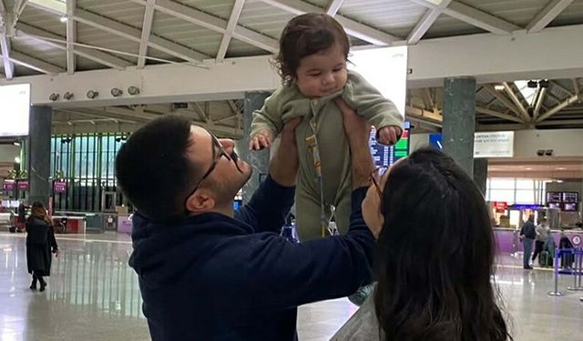 SMA'lı Teoman bebek, tedavi için Almanya’ya gitti