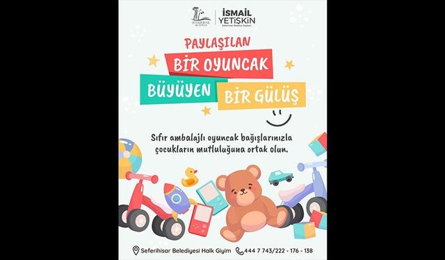 Seferihisar'dan oyuncak bağışı kampanyası!