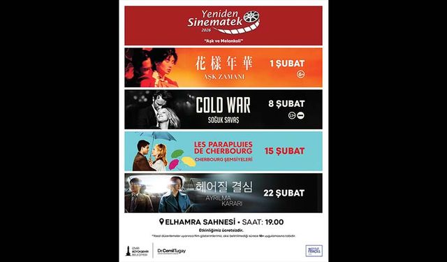 Yeniden Sinematek’te "Aşk ve Melankoli" esintisi