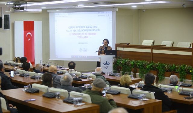 Gündem kentsel dönüşüm.... Osman Aksüner için halk toplantısı!