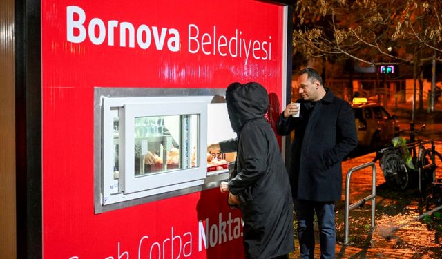 Bornova’da soğuk günlere karşı sıcak dayanışma