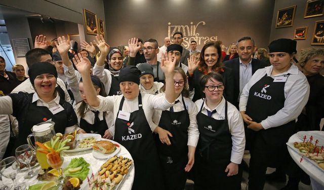 Karşıyaka’nın özel gençleri mutfakta hünerlerini sergiledi