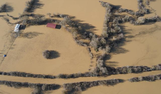 Muğla'yı sağanak vurdu: Tarım arazileri sular altında kaldı!
