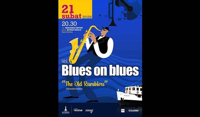 Blues on Blues dördüncü kez Bergama Vapuru’nda