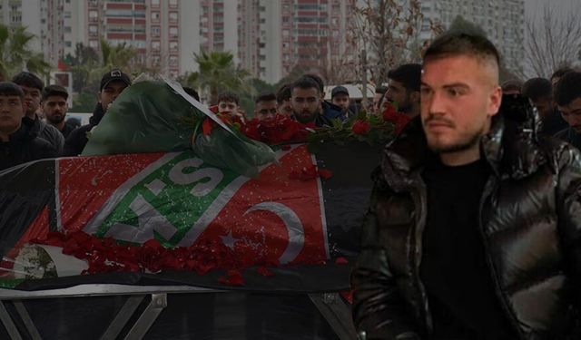 Kazada ölen taraftar, Karşıyaka bayrağı ile uğurlandı