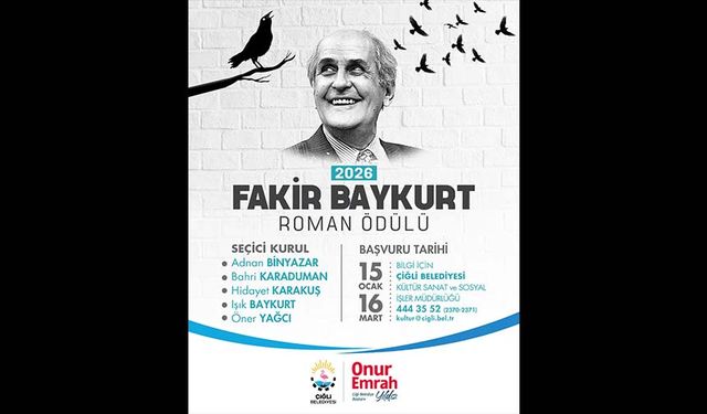 Fakir Baykurt Roman Ödülü’nde başvurular sürüyor