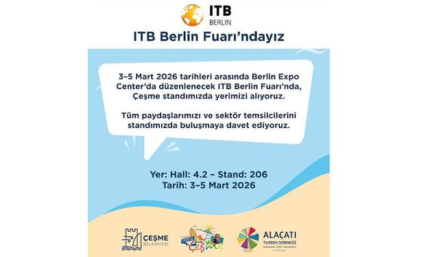 Çeşme, ITB Berlin 2026’da dünyaya tanıtılacak