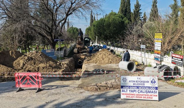 Aydın Büyükşehir'den İncirliova'ya altyapı yatırımı